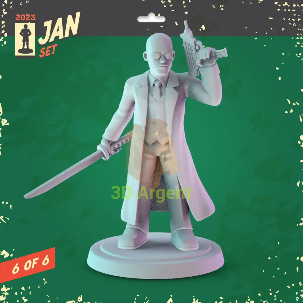The Matrix Figures compatible D&D DragonLance Miniatures Pop Minis - 4 Morpheus - Toys & Games:Wargames &