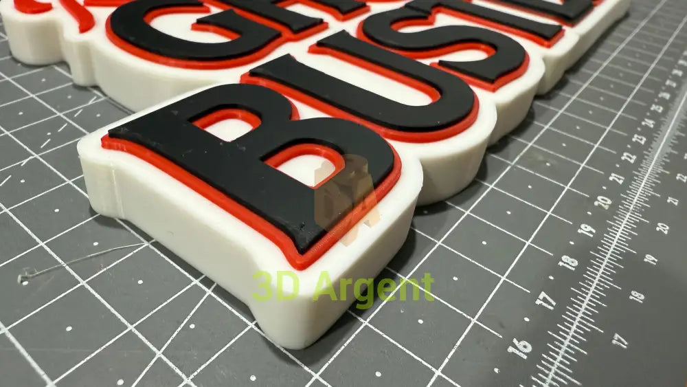 The Real GhostBusters - 3D Printed Sign Stand Collectables:Science Fiction Collectables:Other Science Fiction Items