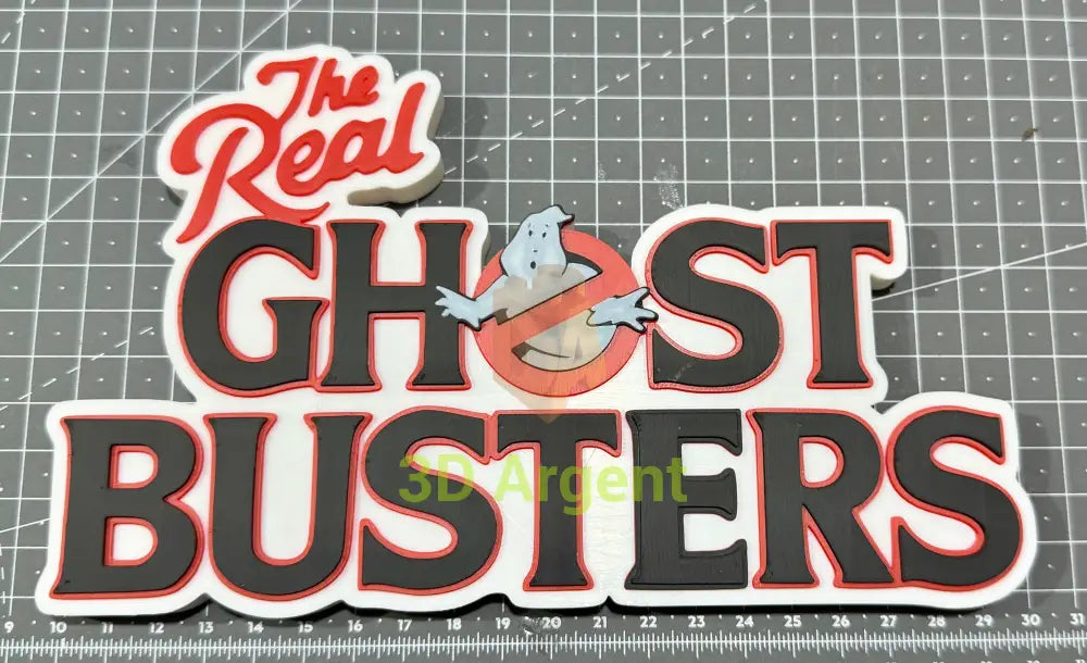 The Real GhostBusters - 3D Printed Sign Stand Collectables:Science Fiction Collectables:Other Science Fiction Items