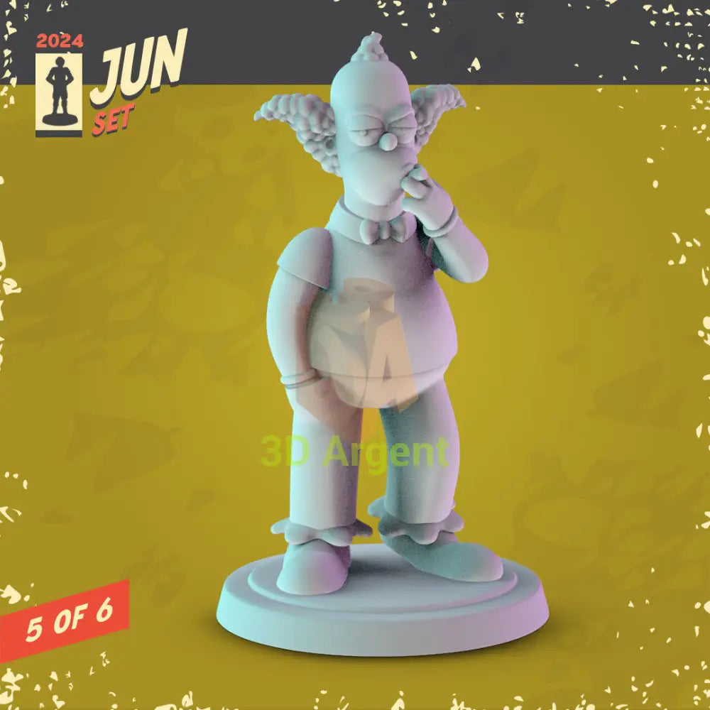 The Simpsons Figures compatible D&D DragonLance Miniatures Pop Minis - 5 Krusty the Klown - Toys & Games:Wargames &