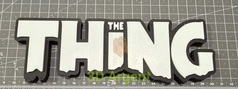The Thing Movie - 3D Printed Sign Stand Collectables:Science Fiction Collectables:Other Science Fiction Items