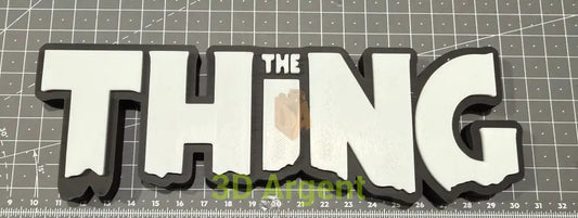 The Thing Movie - 3D Printed Sign Stand Collectables:Science Fiction Collectables:Other Science Fiction Items