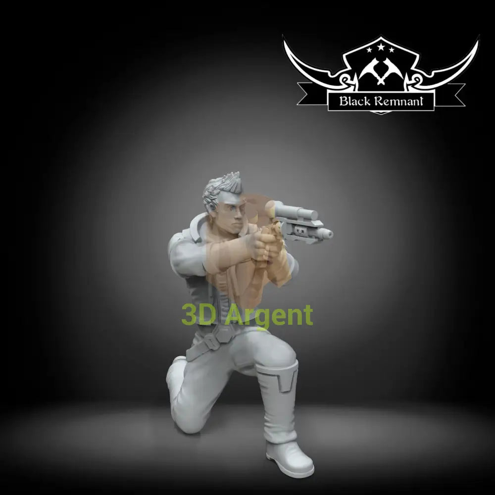 Theron Shan – Star Wars Legion Scale 3D Printed Resin Miniature Toys & Games:Wargames & Role-Playing:Star Wars