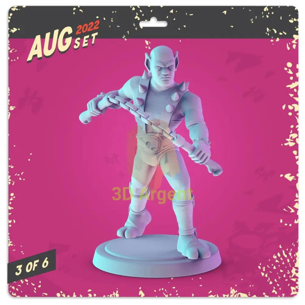 ThunderCats Figures compatible D&D DragonLance Miniatures Pop Minis - 3 Panthro - Toys & Games:Wargames &