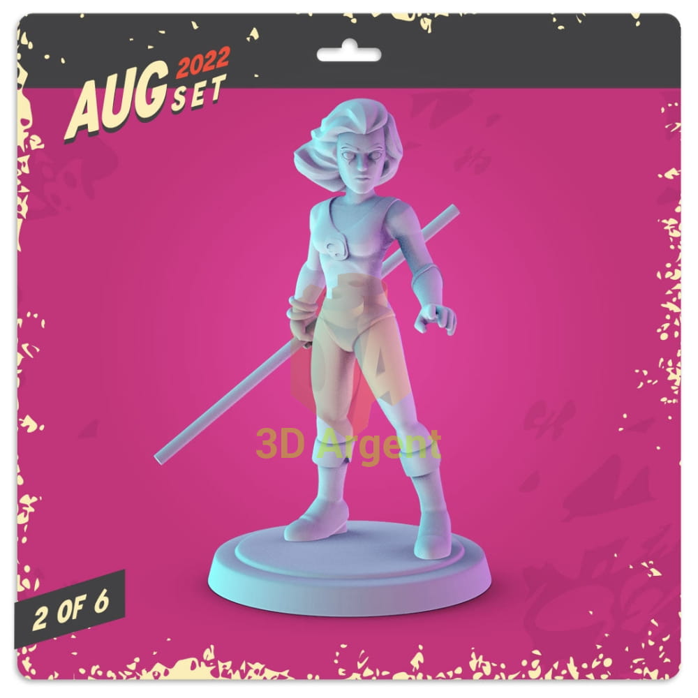 ThunderCats Figures compatible D&D DragonLance Miniatures Pop Minis - 4 Cheetara - Toys & Games:Wargames &