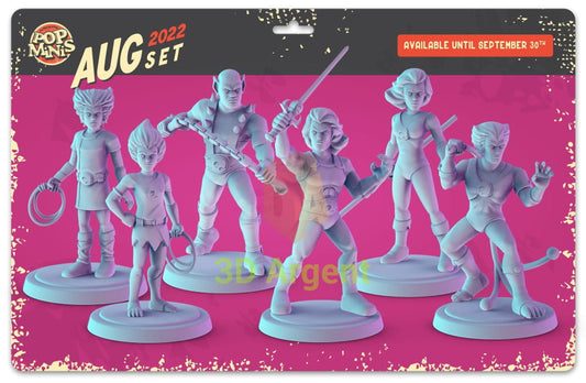 ThunderCats Figures compatible D&D DragonLance Miniatures Pop Minis - All Figures - Toys & Games:Wargames &