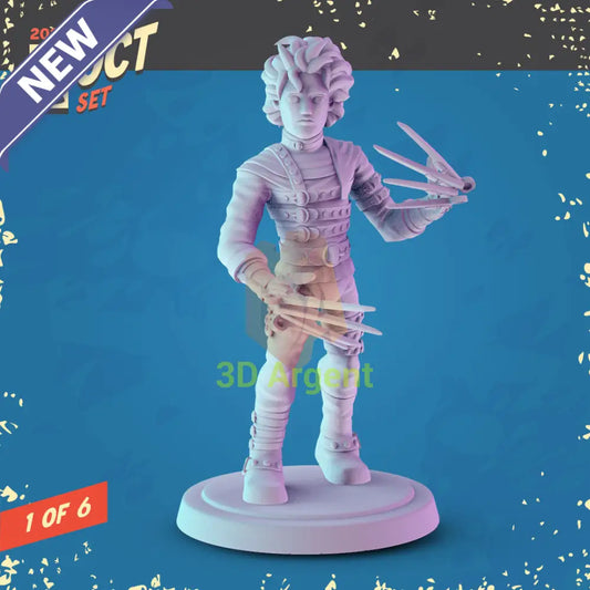 Tim Burton Icons Figures compatible D&D DragonLance Miniatures Pop Minis - 1 Edward Scissorhands - Toys &
