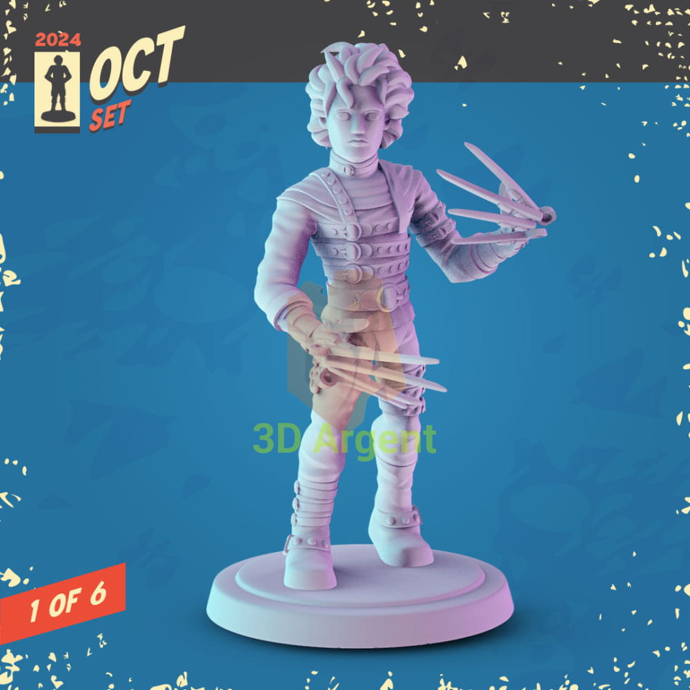 Tim Burton Icons Figures compatible D&D DragonLance Miniatures Pop Minis - 1 Edward Scissorhands - Toys &