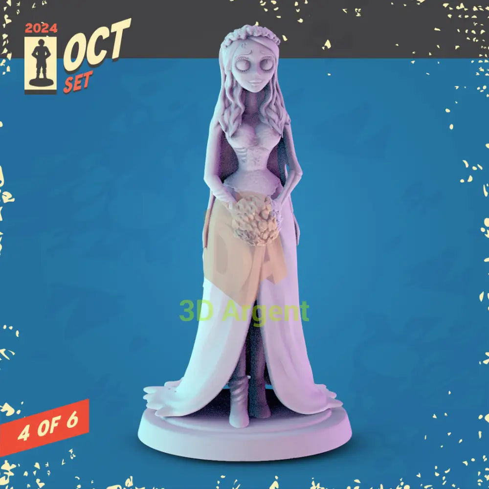 Tim Burton Icons Figures compatible D&D DragonLance Miniatures Pop Minis - 3 Emily the Corpse Bride - Toys &