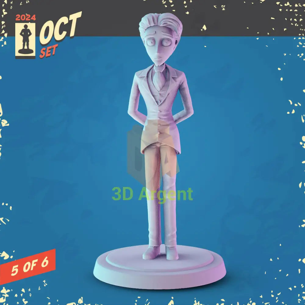 Tim Burton Icons Figures compatible D&D DragonLance Miniatures Pop Minis - 4 Victor Van Dort - Toys & Games:Wargames &
