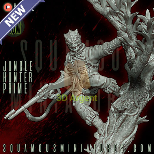 Jungle Hunter Prime Star Wars Legion compatible 3D Resin Miniatures Squamous - Toys & Games:Wargames &