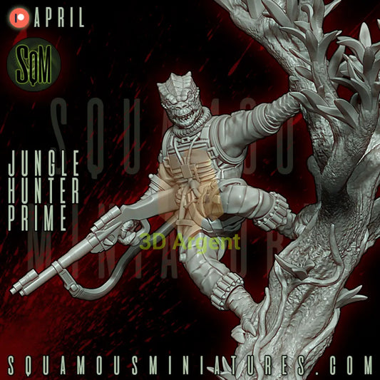 Jungle Hunter Prime Star Wars Legion compatible 3D Resin Miniatures Squamous - Toys & Games:Wargames &