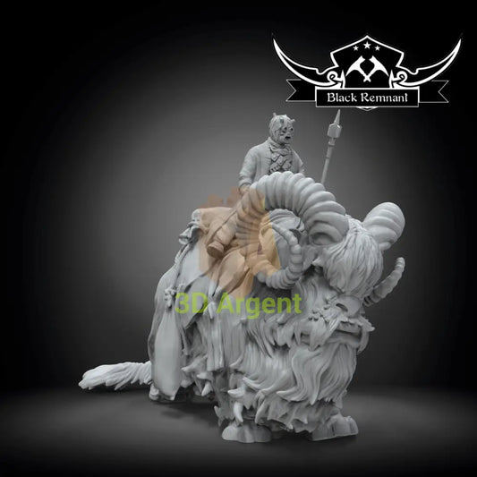 Tusken Raider & Bantha - Star Wars Legion compatible 3D Printed Resin Miniatures Toys & Games:Wargames &