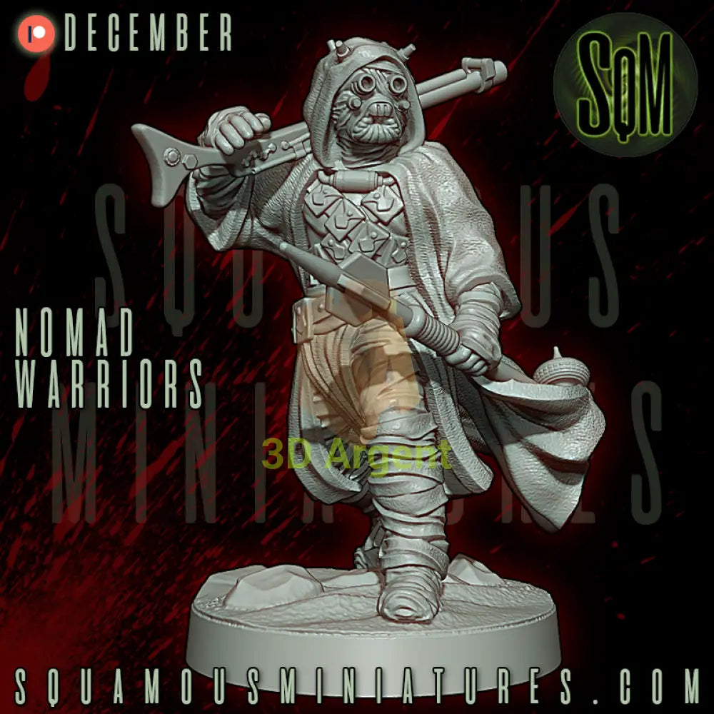 Nomad Warriors Star Wars Legion compatible 3D Resin Miniatures Squamous - Toys & Games:Wargames & Role-Playing:Star Wars