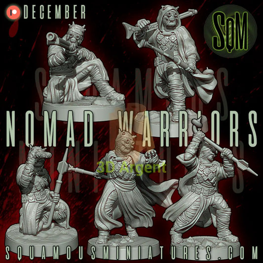 Nomad Warriors Star Wars Legion compatible 3D Resin Miniatures Squamous - Toys & Games:Wargames & Role-Playing:Star Wars