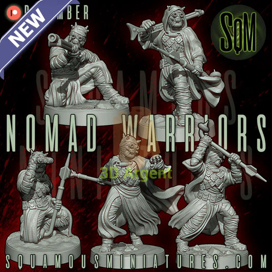 Nomad Warriors Star Wars Legion compatible 3D Resin Miniatures Squamous - Toys & Games:Wargames & Role-Playing:Star Wars