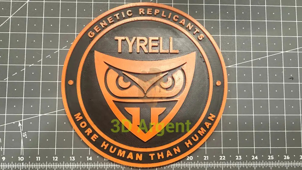 Tyrell Corporation Logo BladeRunner - 3D Printed Sign Collectables:Science Fiction Collectables:Other Science Fiction