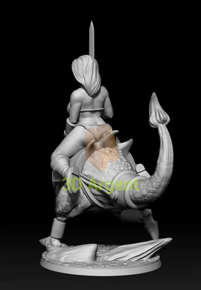 Tyris Flare Tribute – Golden Axe Style – 3D Printed Resin Miniature - Toys & Games:Wargames &
