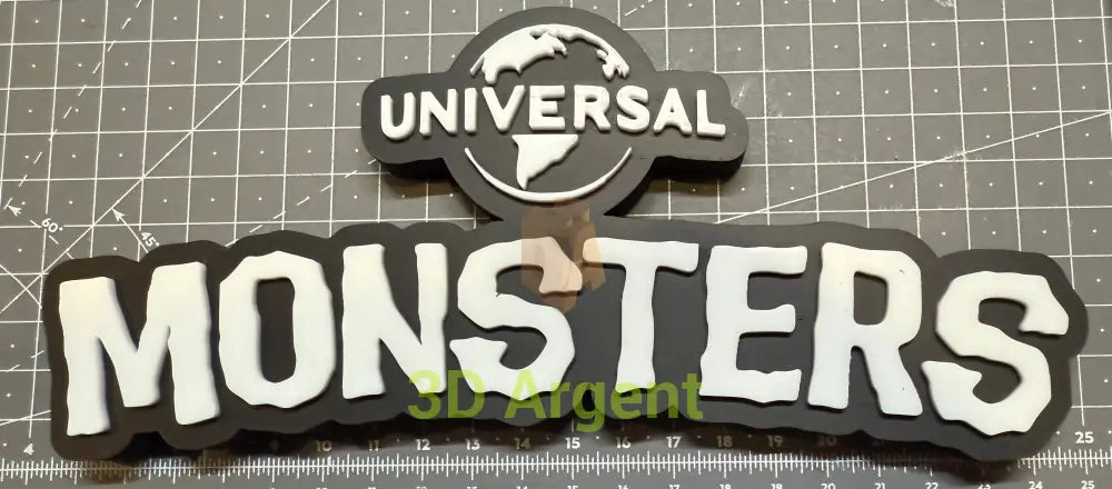 Universal Monsters - 3D Printed Sign Stand Collectables:Science Fiction Collectables:Other Science Fiction Items