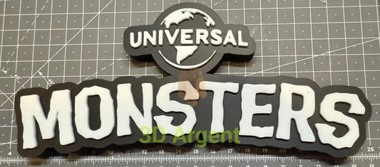 Universal Monsters - 3D Printed Sign Stand Collectables:Science Fiction Collectables:Other Science Fiction Items