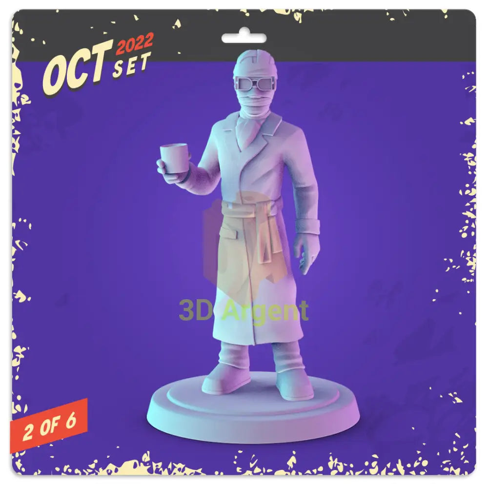 Universal Monsters Figures compatible D&D DragonLance Miniatures Pop Minis - 2 The Invisible Man - Toys &