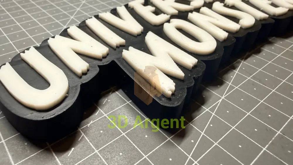 Universal Monsters Logo v2 Sign Stand 3D Printed Multi Colour Horror Display Decor - Video Games & Consoles:Video Game