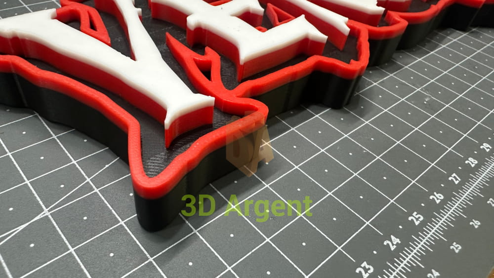 Venom Logo Sign - 3D Printed Sign Stand Video Games & Consoles:Video Game Merchandise