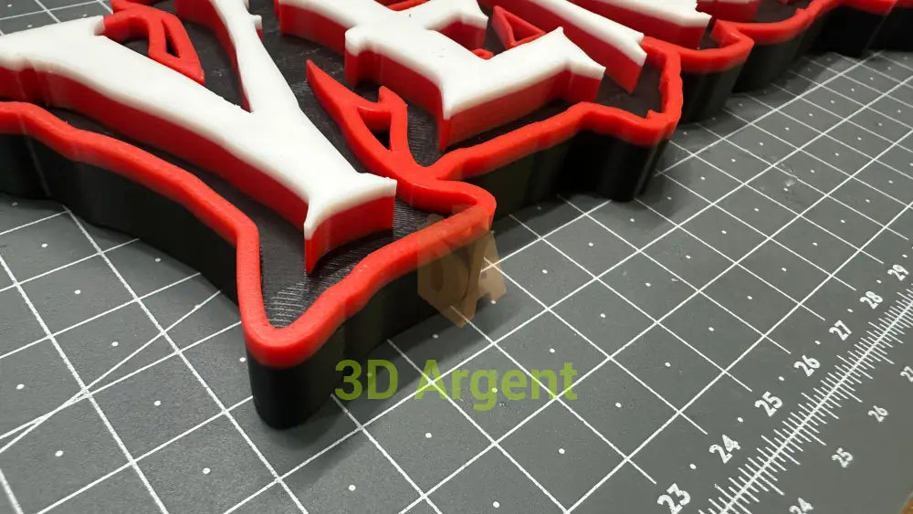 Venom Logo Sign - 3D Printed Sign Stand Video Games & Consoles:Video Game Merchandise