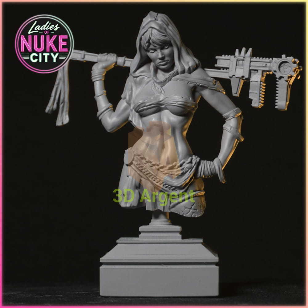 Vespera Kabix – Ladies of Nuke City – Gilmorestudio 3D Printed Resin Miniature