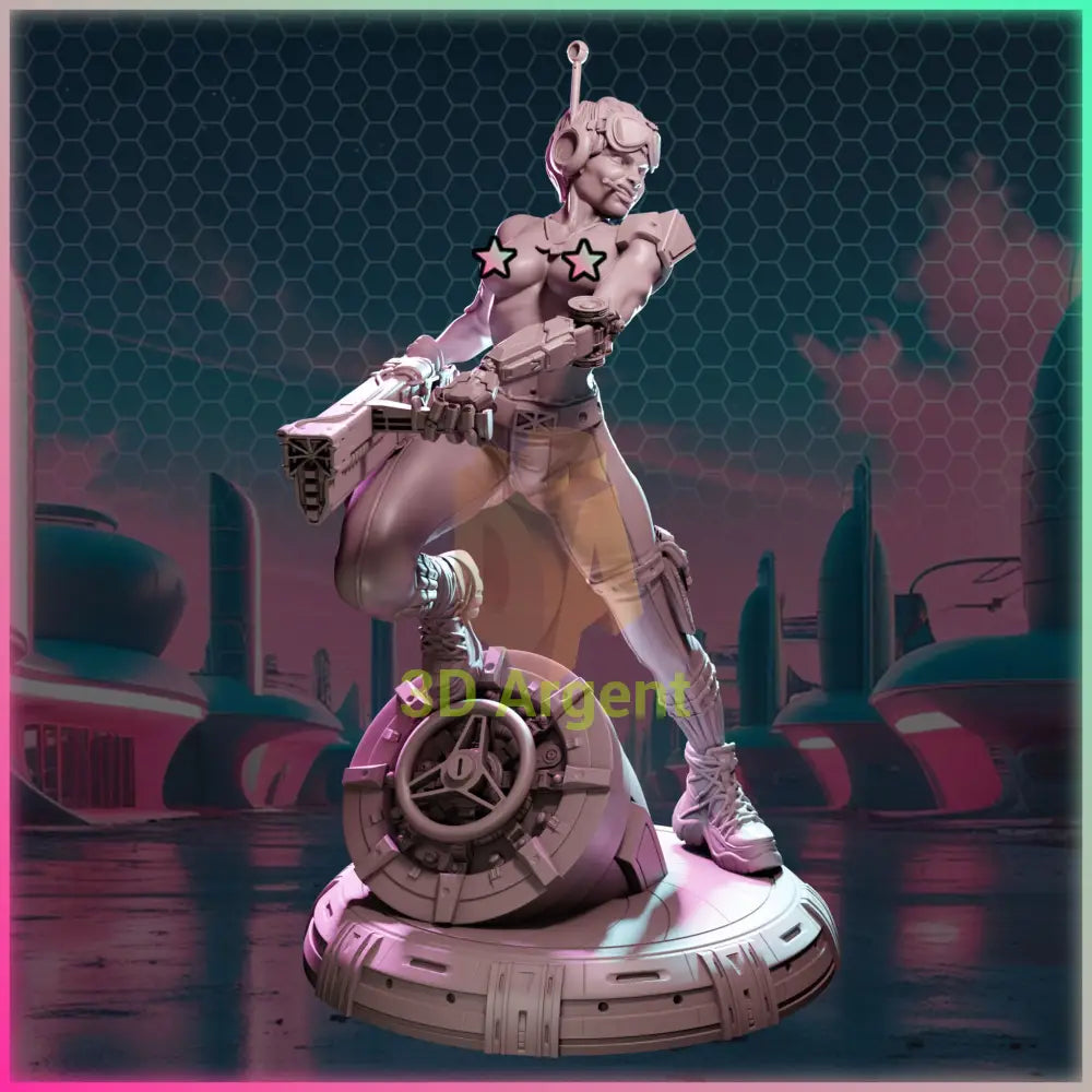 Vex Ironfang – Ladies of Nuke City – Gilmorestudio 3D Printed Resin Miniature 32mm NSFW
