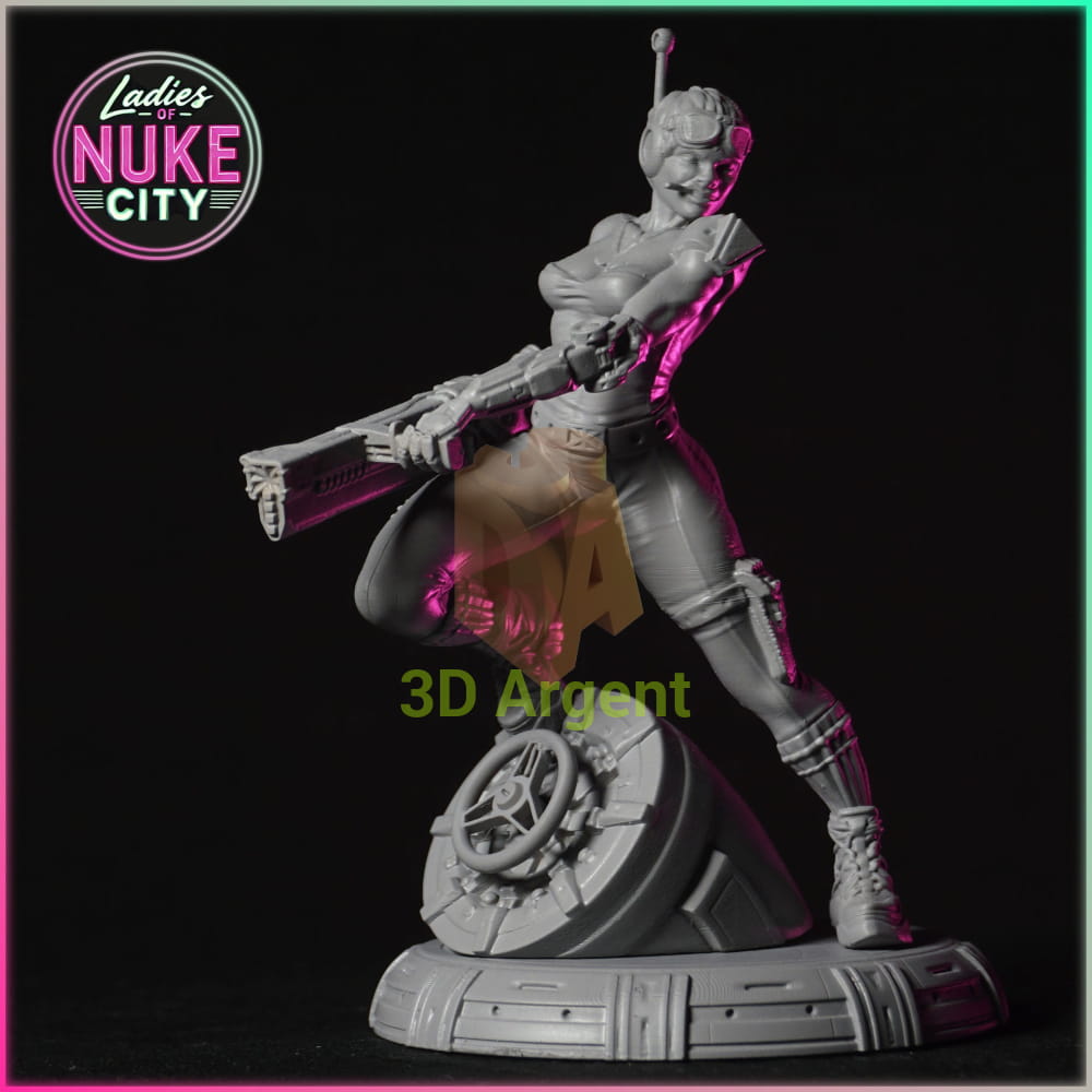 Vex Ironfang – Ladies of Nuke City – Gilmorestudio 3D Printed Resin Miniature