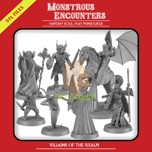 Villains of the Realm Set 1 – full group shot