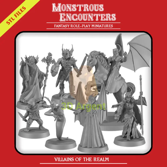 Villains of the Realm Set 1 – full group shot