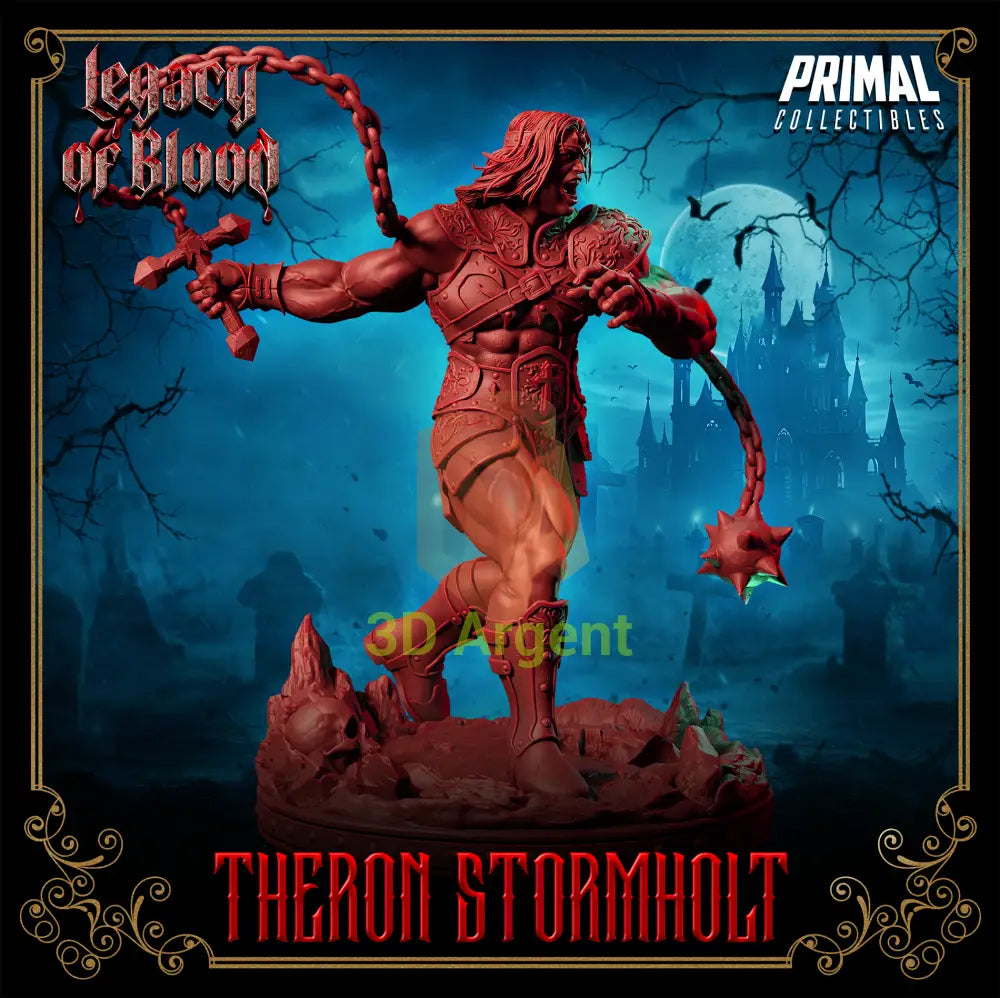 Warrior - Theron Stormholt Fantasy compatible D&D DragonLance Miniatures Primal Toys & Games:Wargames &