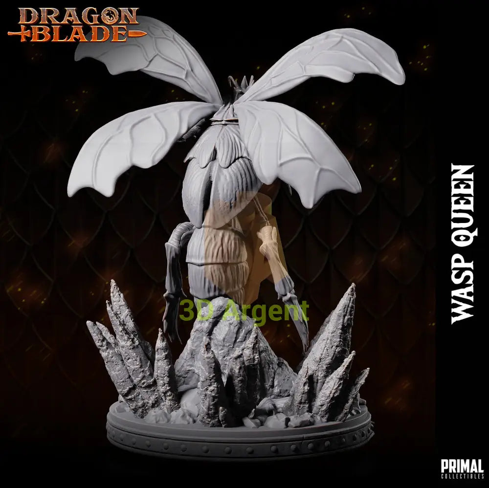 Wasp Queen – Dragonblade – Primal Collectibles Resin Miniature - Toys & Games:Wargames &