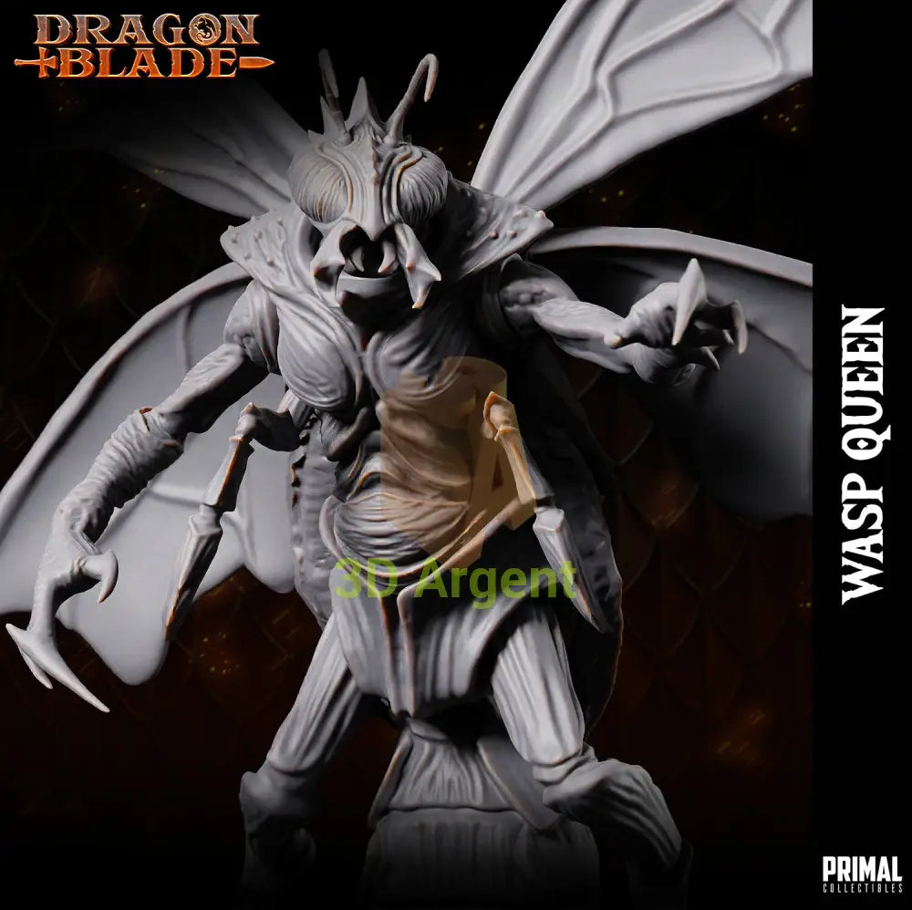 Wasp Queen – Dragonblade – Primal Collectibles Resin Miniature - Toys & Games:Wargames &