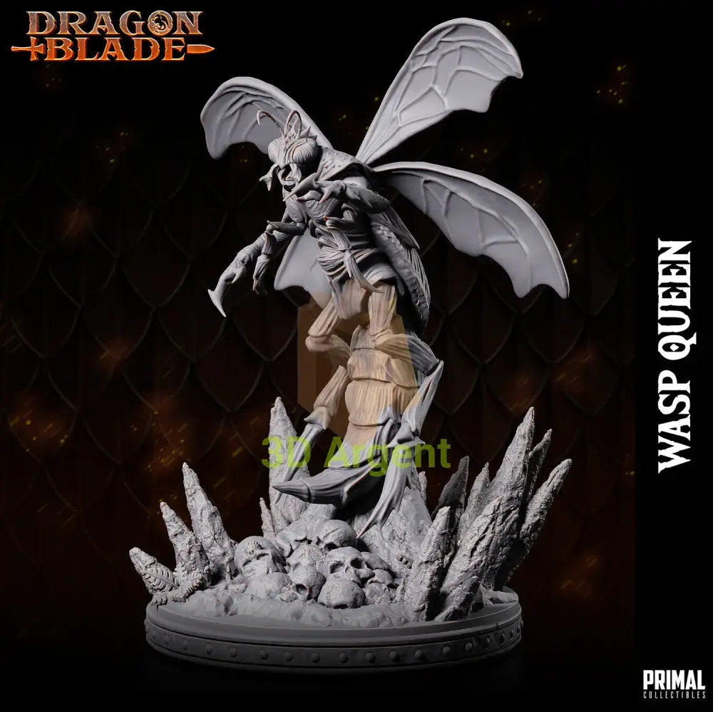 Wasp Queen – Dragonblade – Primal Collectibles Resin Miniature - Toys & Games:Wargames &