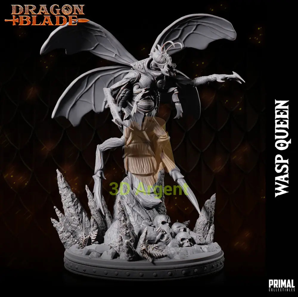Wasp Queen – Dragonblade – Primal Collectibles Resin Miniature - Toys & Games:Wargames &