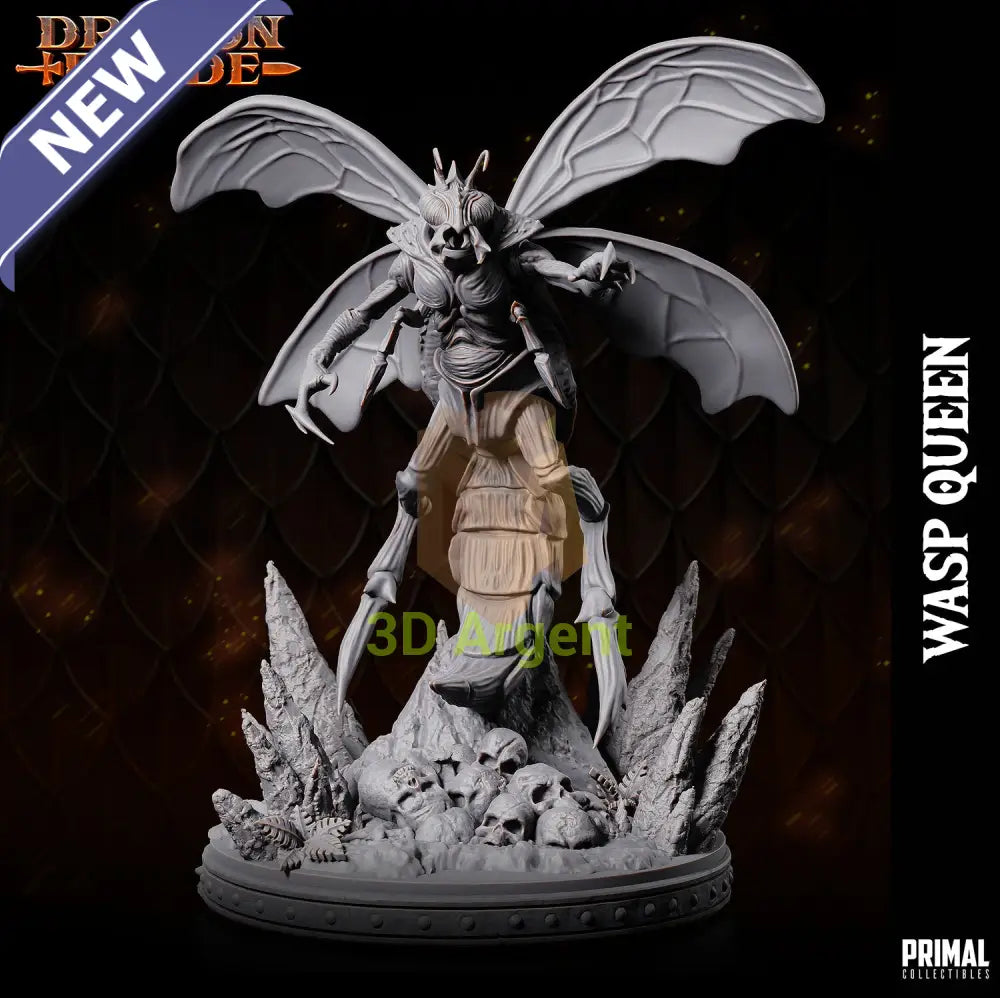 Wasp Queen – Dragonblade – Primal Collectibles Resin Miniature - Toys & Games:Wargames &