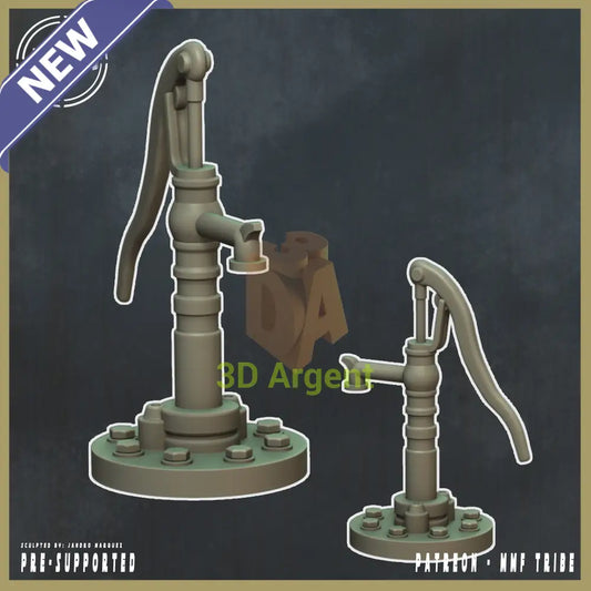 Wasteland Water Pump – 3D Printed Resin Terrain Nuke World Miniatures Toys & Games:Wargames & Role-Playing:Star Wars
