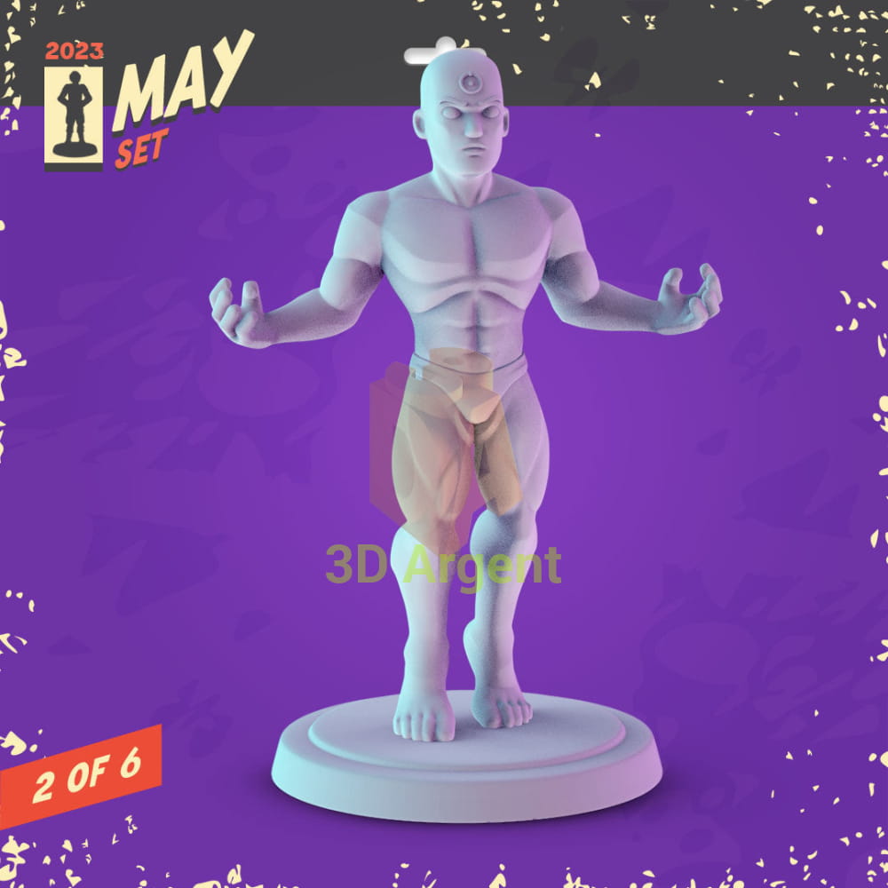 Watchmen Figures compatible D&D DragonLance Miniatures Pop Minis - 1 Doctor Manhattan - Toys & Games:Wargames &