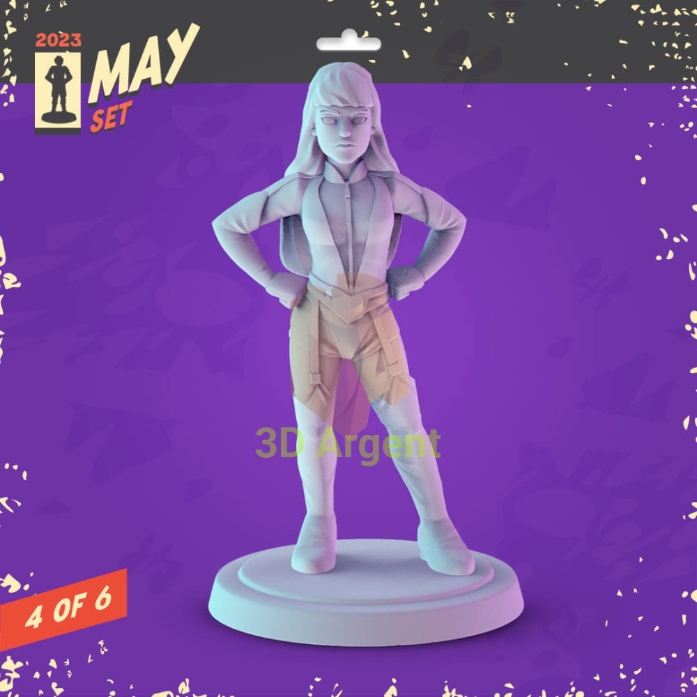 Watchmen Figures compatible D&D DragonLance Miniatures Pop Minis - 4 Silk Spectre - Toys & Games:Wargames &