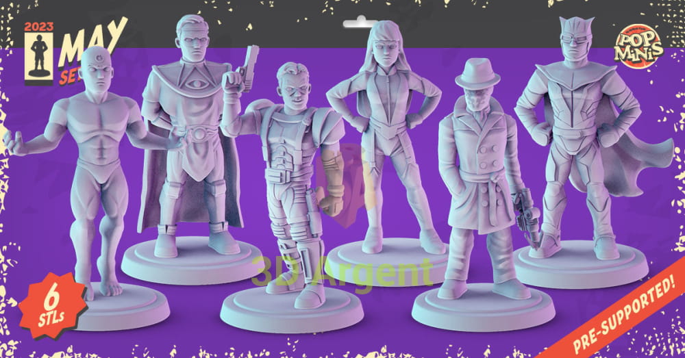 Watchmen Figures compatible D&D DragonLance Miniatures Pop Minis - All Figures - Toys & Games:Wargames &
