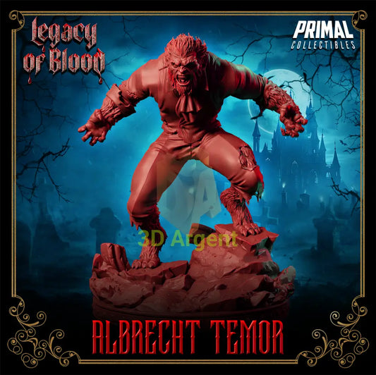 Werewolf - Albertch Tremor Fantasy compatible D&D DragonLance Miniatures Primal Toys & Games:Wargames &