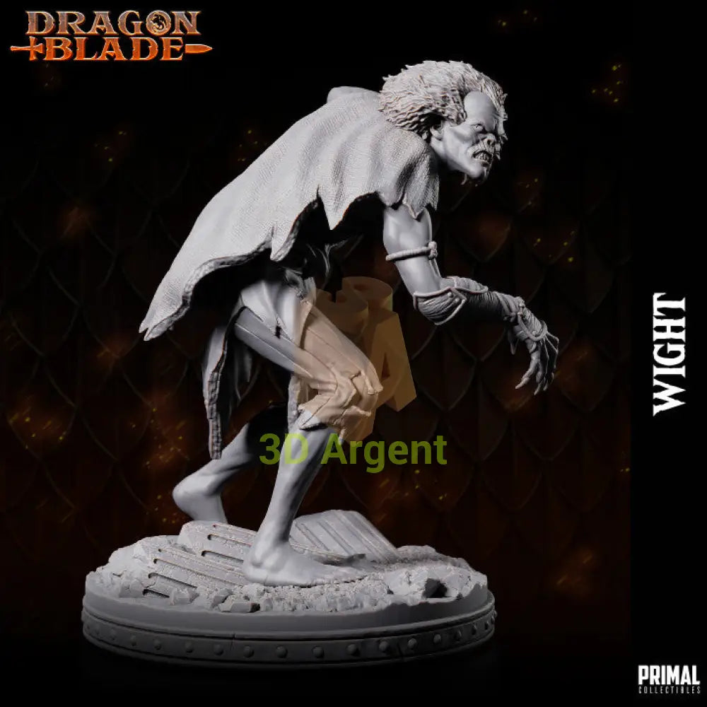 Wight A – Dragonblade – Primal Collectibles Resin Miniature - Toys & Games:Wargames &