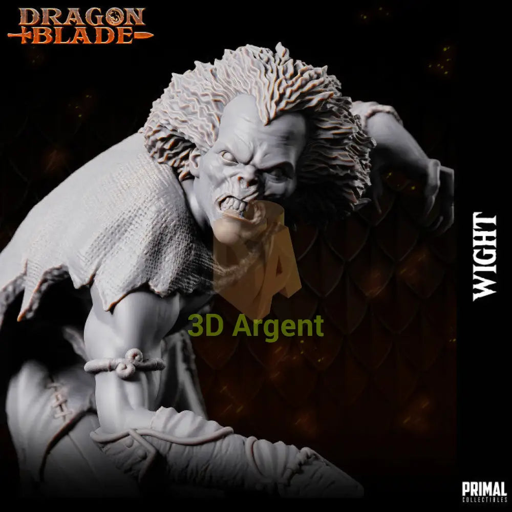 Wight A – Dragonblade – Primal Collectibles Resin Miniature - Toys & Games:Wargames &