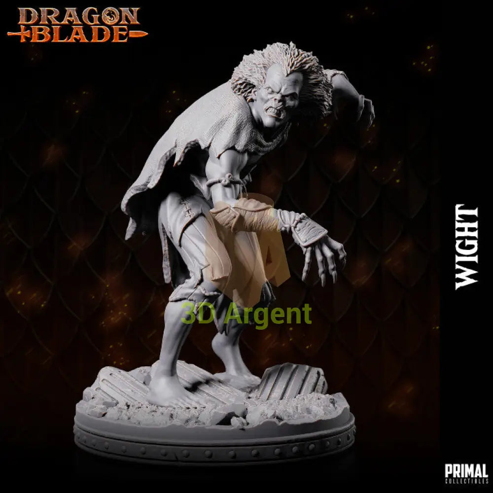 Wight A – Dragonblade – Primal Collectibles Resin Miniature - Toys & Games:Wargames &
