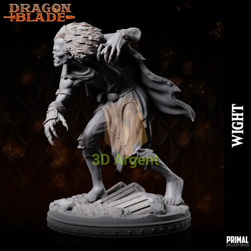 Wight A – Dragonblade – Primal Collectibles Resin Miniature - Toys & Games:Wargames &