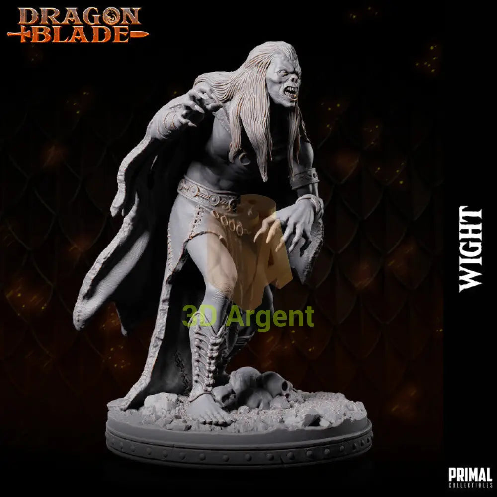 Wight B – Dragonblade – Primal Collectibles Resin Miniature - Toys & Games:Wargames &
