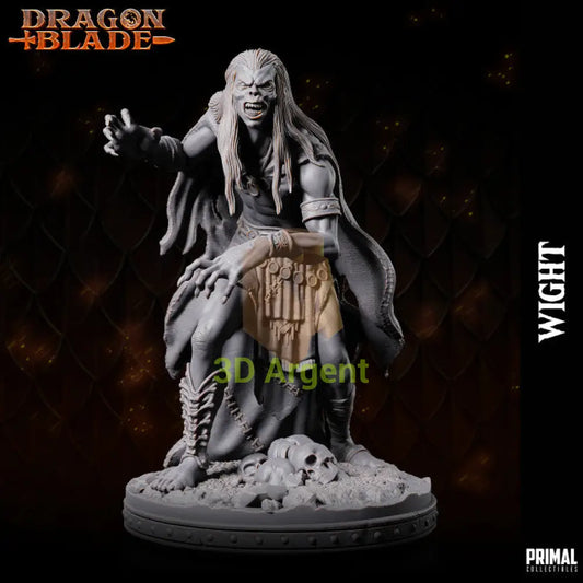Wight B – Dragonblade – Primal Collectibles Resin Miniature - Toys & Games:Wargames &